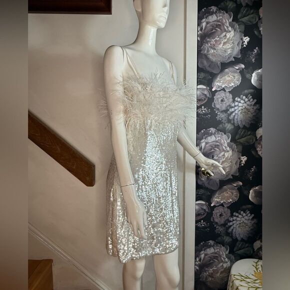 Bhldn Audrey Adele sequin dress/ size 8 - Picture 7 of 10